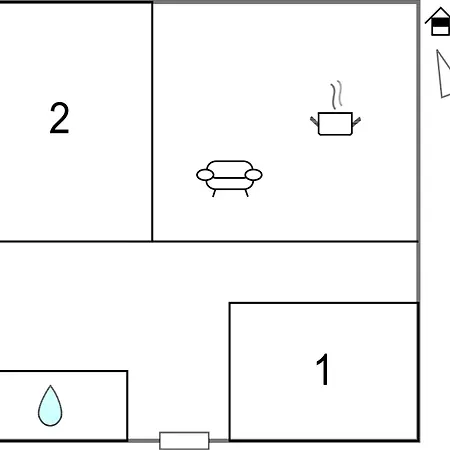 2 Bedroom Awesome In Apartment